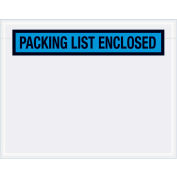 Panel Face Envelopes - "Packing List Enclosed" 5-1/2 x 7" Blue, 1000/Case