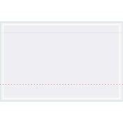 Document Envelopes, 6-3/4"L x 10-3/4"W, Clear, 500/Pack