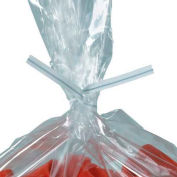Global Industrial Plastic Twist Ties, 6"L x 5/32"W, White, 2000/Pack