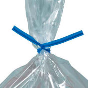 Global Industrial Plastic Twist Ties, 7"L x 5/32"W, Blue, 2000/Pack
