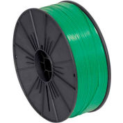 Global Industrial™ Plastic Twist Tie Spool, 7000'L x 5/32"W, Green