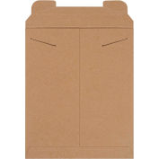 Stayflats® Tab Lock Mailers, 11"W x 13-1/2"L, Kraft, 100/Pack