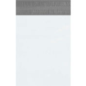 Global Industrial™ Returnable Poly Mailers, 12"W x 15-1/2"L, 2.5 Mil, White, 100/Pack