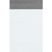 Global Industrial Returnable Poly Mailers, 12"W x 15-1/2"L, 2.5 Mil, White, 100/Pack
