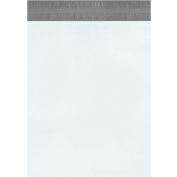 Global Industrial Returnable Poly Mailers, 19"W x 24"L, 2.5 Mil, White, 100/Pack