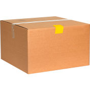 Pac Strapping Plastic Strap Guards, 2"L x 2-1/2"W, Yellow, Pack of 1000