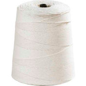 Global Industrial™ Cotton Twine, 12 Ply, 4200'L, 30 Lbs. Tensile Strength, White