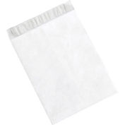 Self Seal Flat Tyvek® Envelopes With End Opening, 12-1/2"L x 9"W, White, 100/Pack
