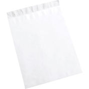 Self Seal Flat Tyvek® Envelopes With End Opening, 23"L x 18"W, White, 100/Pack