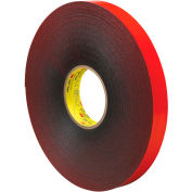 3M 4611 Double Sided VHB Acrylic Foam Tape 1" x 5 Yds. 45 Mil Gray