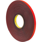 3M 4611 Double Sided VHB Acrylic Foam Tape 1/2" x 5 Yds. 45 Mil Gray