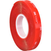 3M 4910 Double Sided VHB Acrylic Foam Tape 1" x 5 Yds. 40 Mil Clear