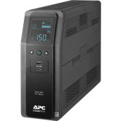 APC® BR1500MS Back-UPS Pro 1500 Battery Backup System, 10 Outlets & 2 USB Charging Ports