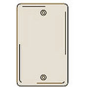 Bryant NPJ13AL Box Mounted Blank Plate, 1-Gang, Mid-Size, Almond Nylon