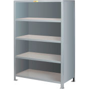 Little Giant® Heavy-Duty Welded Steel Closed Shelving, 4 Shelves, 24"D x 36"W x 72"H