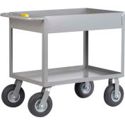 Little Giant® Cushion Load Deep Shelf Truck DS-2436-X6-9P, 6" Deep, 24 x 36