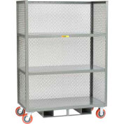 Little Giant® Forkliftable Order Picking Truck T3-3048-6PYFP60, 48 x 30 3600 Lb. Capacity