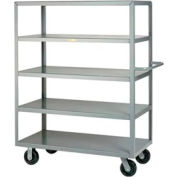Little Giant® Multi-Shelf Truck 5M-3048-6PH, 5 Flush Shelves, 30 x 48