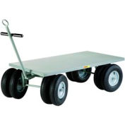 Little Giant® 8-Wheeler Wagon Truck CD-3048-16PFD-CR - Flush Deck - 30 x 48