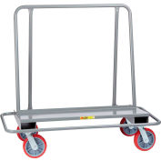 Little Giant® Drywall Cart w/Steel Bumper Frame, 2000 lb, 26x54x51, 8x2 Swivel Poly Wheels