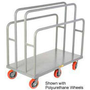Little Giant® Lumber & Panel Cart LC-2448-6MR, 24 x 48, Mold-on Rubber Wheels
