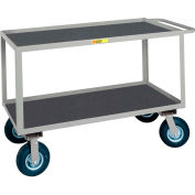 Little Giant® Flush Handle Instrument Cart Lip Non-Slip Vinyl Shelves 30x48