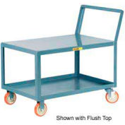 Little Giant® Low Deck Shelf Truck LKL-1824-5PYBK, Lip Shelves, Sloped Handle, 18 x 24