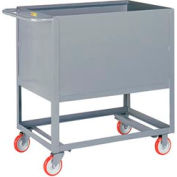 Little Giant® Raised Platform Box Truck RP4S-2436-6PY, 4 Solid Sides 24x36 2000 Lb. Cap.