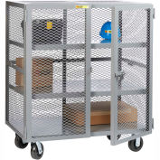 Little Giant® Mobile Storage Locker SC2-3048-6PH 2 Center Shelves 30x48 Phenolic Wheels