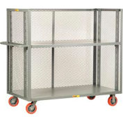 Little Giant® 3-Sided Adjustable Truck T2-A-3060-6PY, Mesh Sides, 30 x 60