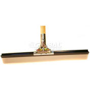 Bruske Standard Duty Straight Floor Squeegee, Plastic, 18" - 49518-W-3 - Pkg Qty 3