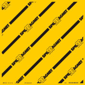 Brady® Spill Magnet Drain Cover, 24"W X 24" L, Yellow/Black, 3111LS