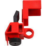 Brady® 73744 120/277 Volt Clamp-On Circuit Breaker Lockout, Polypropylene, 15/16"W x 2-3/16"H