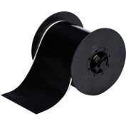Brady® B30 Series Indoor-Outdoor Industrial Vinyl Labels, 4"W X 100'L, Black, B30C-4000-595-BK