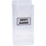 Brady® EHMVSD Safety Glasses Holder, Plastic, 8"W x 17-1/4"H