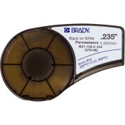 Brady BMP21 Series PermaSleeve Wire Marking Sleeves, 1-8" Dia X 7'L, Black-White, M21-125-C-342