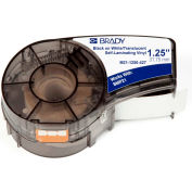 Brady BMP21 Series Self-Laminating Vinyl Wire & Cable Labels, 1-1-4"W X 14'L, Blk-Wht, M21-1250-427