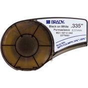 Brady BMP21 Series PermaSleeve Wire Marking Sleeves, 3-16" Dia X 7'L, Black-White, M21-187-C-342