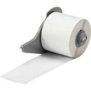 Brady BMP71 Series Indoor-Outdoor Industrial Vinyl Labels, 2"W X 50'L, White, M71C-2000-595-WT