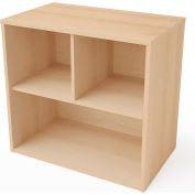 Bestar® Storage Unit 2 Shelf 30-1/8"W x 18-3/16"D x 28-1/2"H Northern Maple