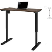 Bestar® Height Adjustable Table - Electric - 48" x 24" x 28" - 45"H Antigua