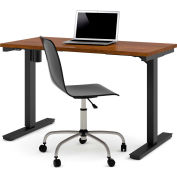 Bestar® Electric Height Adjustable Table - 48"L x 24"W - Tuscany Brown