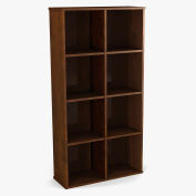 Bestar® Cubby Bookcase 4 Shelf 32-3/16"W x 11-5/8"D x 62-13/16"H Chocolate