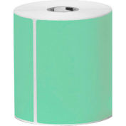 Zebra 10010035-1 Z-Perform 2000D Labels 4"W x 6"L, Perforated, 1" Core, Green, Case of 6