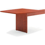 HON Modular Conference Table, Boat End, 44"W x 47-1/2"L, Medium Cherry (BSXBLMT48B)