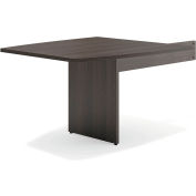 HON Modular Conference Table, Boat End, 44"W x 47-1/2"L, Espresso (BSXBLMT48B)