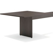 HON Modular Conference Table, Rectangle End, 44"W x 47-1/2"L, Espresso (BSXBLMT48R)