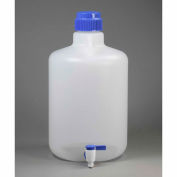 Bel-Art Autoclavable Carboy with Spigot 118460050, Polypropylene, 20 Liters, White, 1/PK