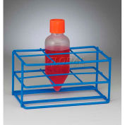 Bel-Art Centrifuge Tube Rack 198560250, For Conical/Round Bottom 250ml Tubes, 6 Places, Blue, 1/PK