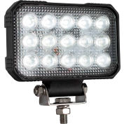 Buyers 5.9 x 4.8" Clear Rectangular Spot Light With 15 LED - 1492290